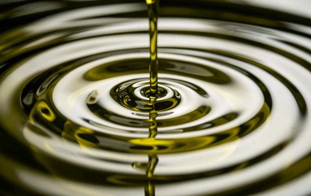 Textura de aceite de oliva virgen